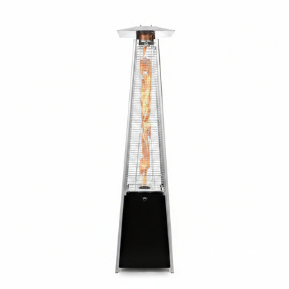 Outdoor Propane Patio Heater - Commercial LP Gas Porch & Deck Heater - Black